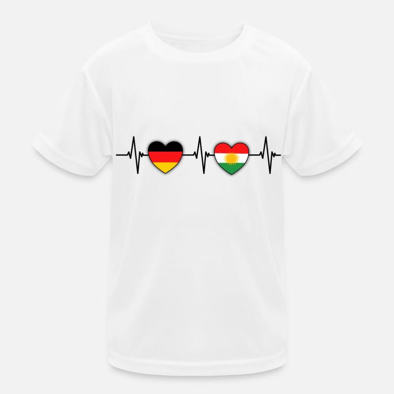 Kurdistan Kurdisch Kurde Rojava Geschenk Kinder Funktions-T-Shirt