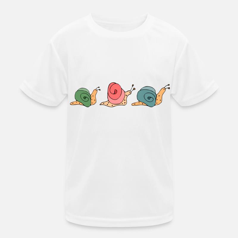 Escargots T-shirt sport Enfant