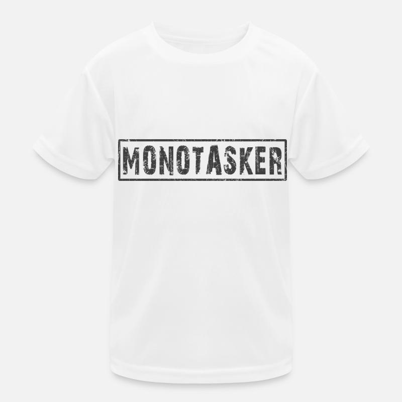 Monotasker Multitâche T-shirt sport Enfant