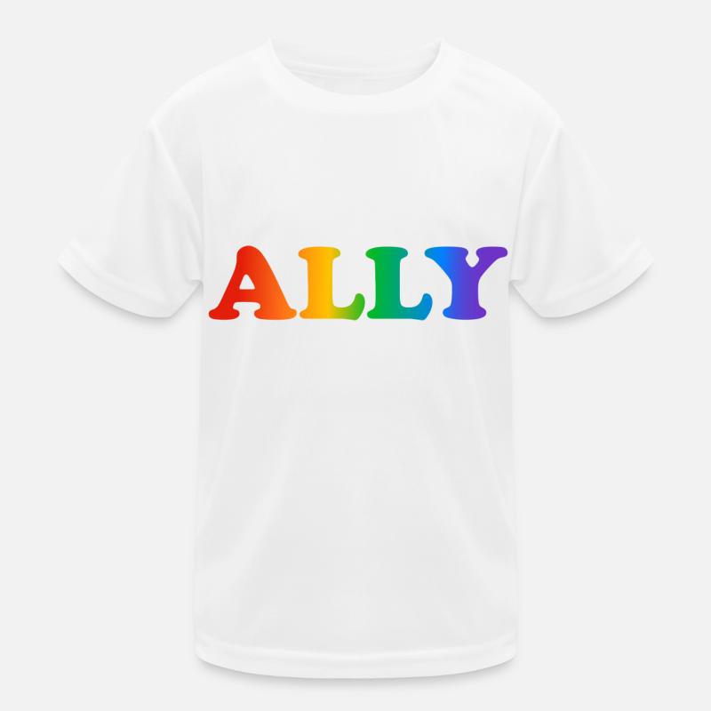 Gay Pride Verbündeter Kinder Funktions-T-Shirt