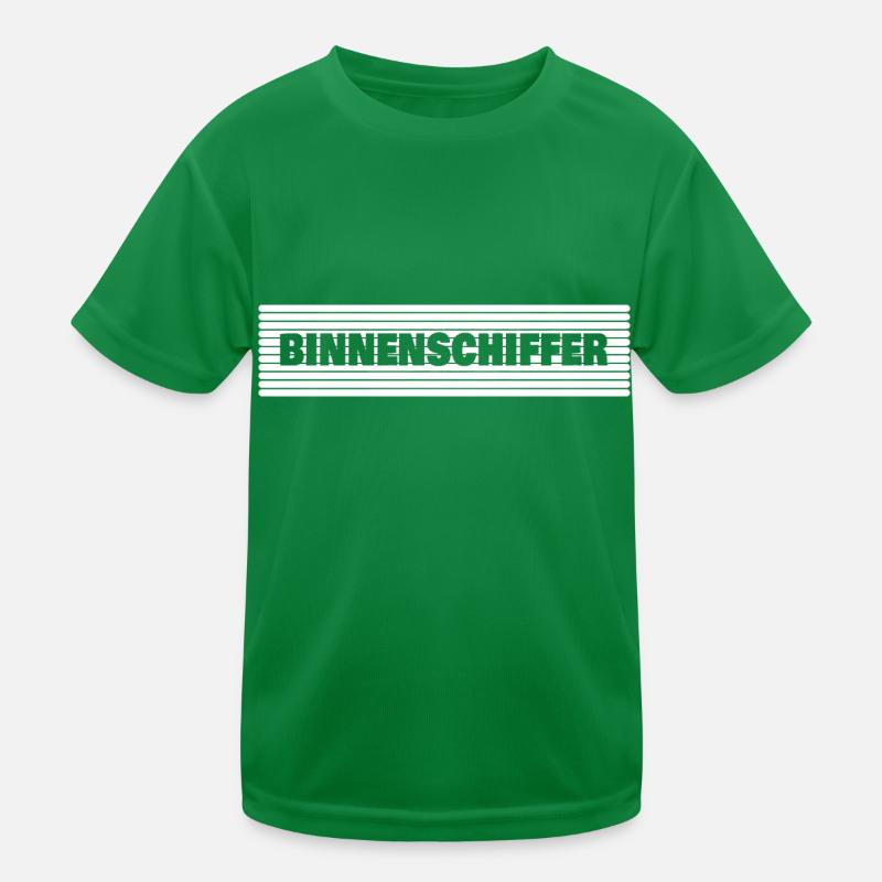 Binnenschiffer als Beruf Kinder Funktions-T-Shirt