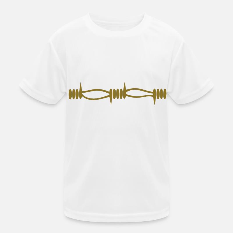Stacheldraht Kinder Funktions-T-Shirt