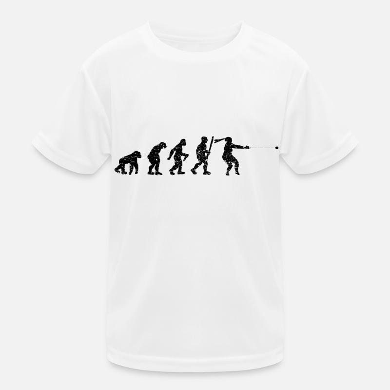 Hammerwerfen Hammerwerfer Evolution Hammerwurf Kinder Funktions-T-Shirt