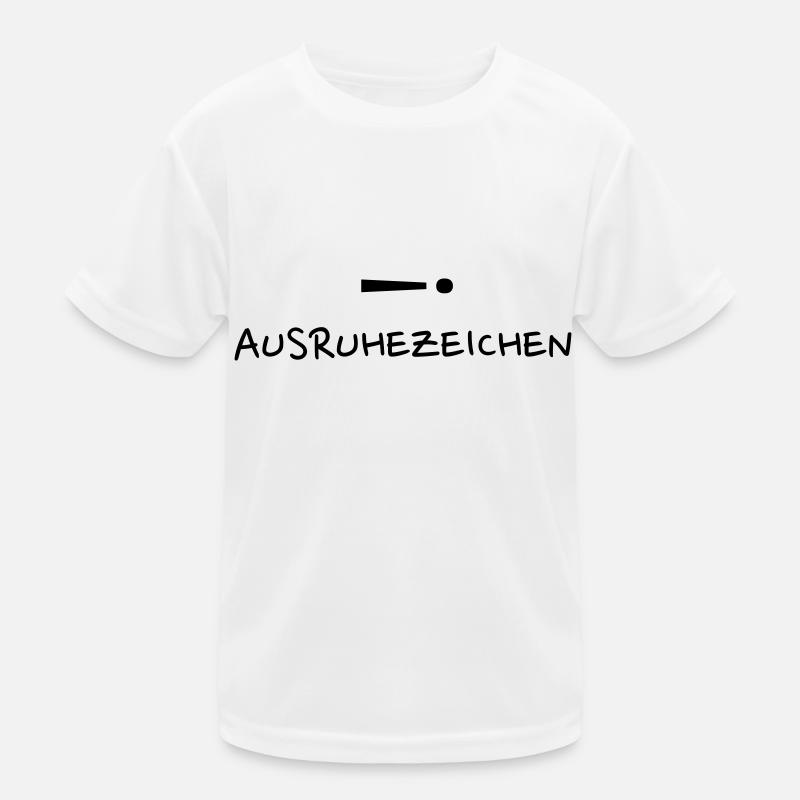Ausruhezeichen _ . Kinder Funktions-T-Shirt