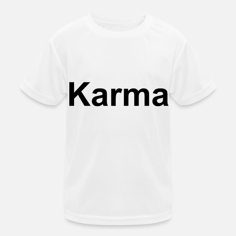 Karma Noir T-shirt sport Enfant