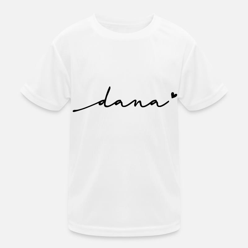 Dana Cursive Name Kids Functional T-Shirt