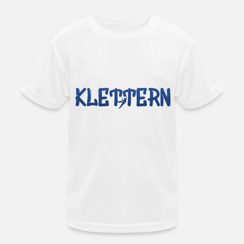 Klettern Kinder Funktions-T-Shirt