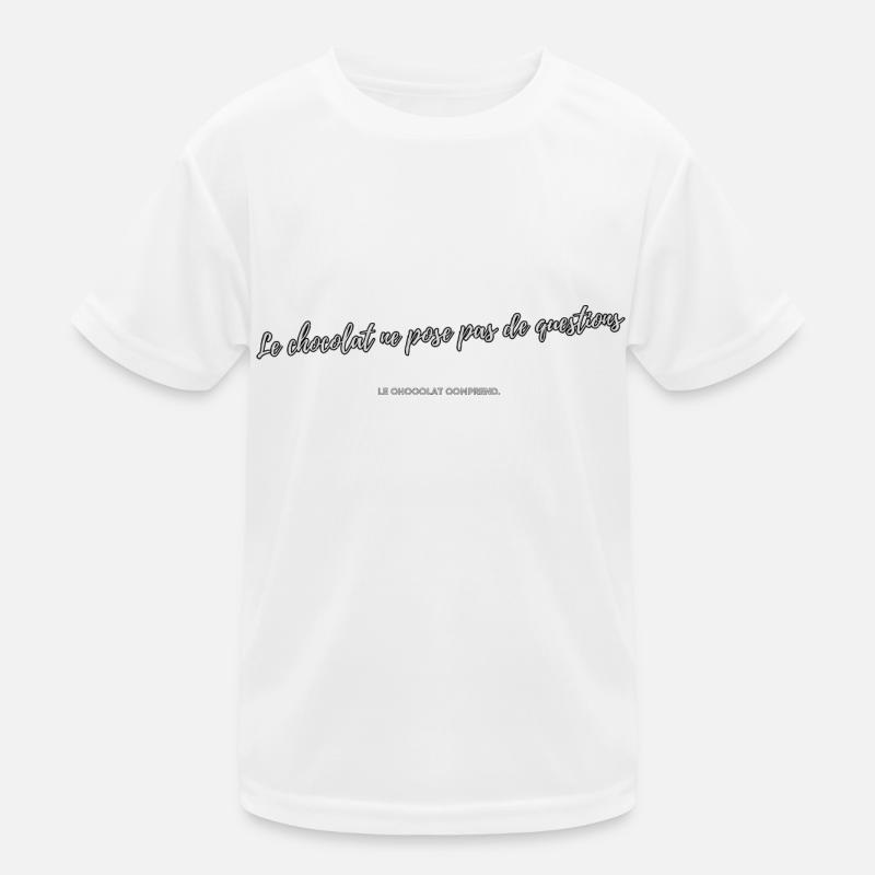 Le chocolat comprend T-shirt sport Enfant