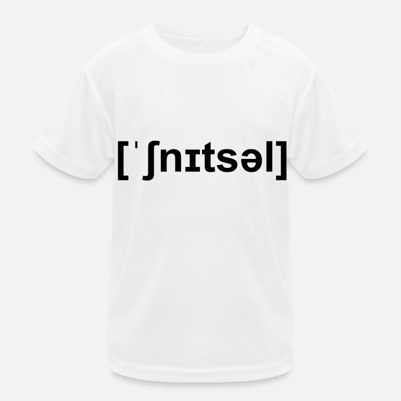 schnitzel lautschrift Kinder Funktions-T-Shirt