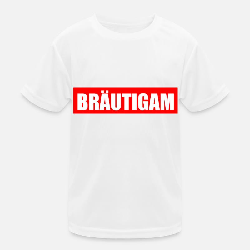 bräutigam Kinder Funktions-T-Shirt