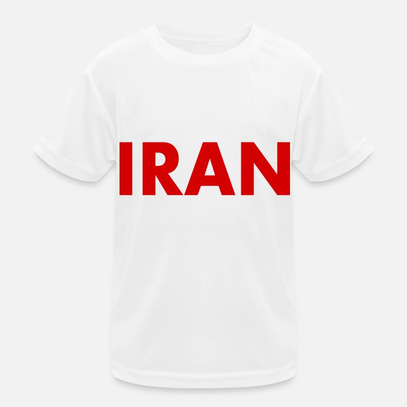 Iran flag Kids Functional T-Shirt