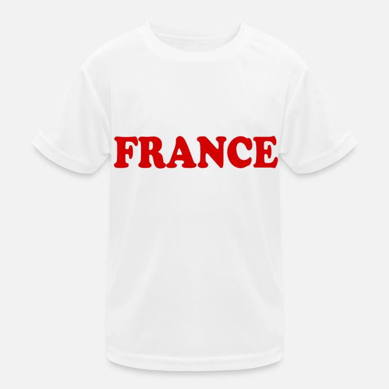 Frankreich Kinder Funktions-T-Shirt