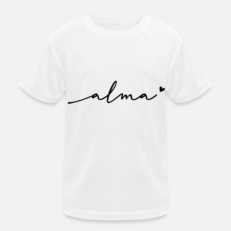 Nom cursif d’Alma T-shirt sport Enfant