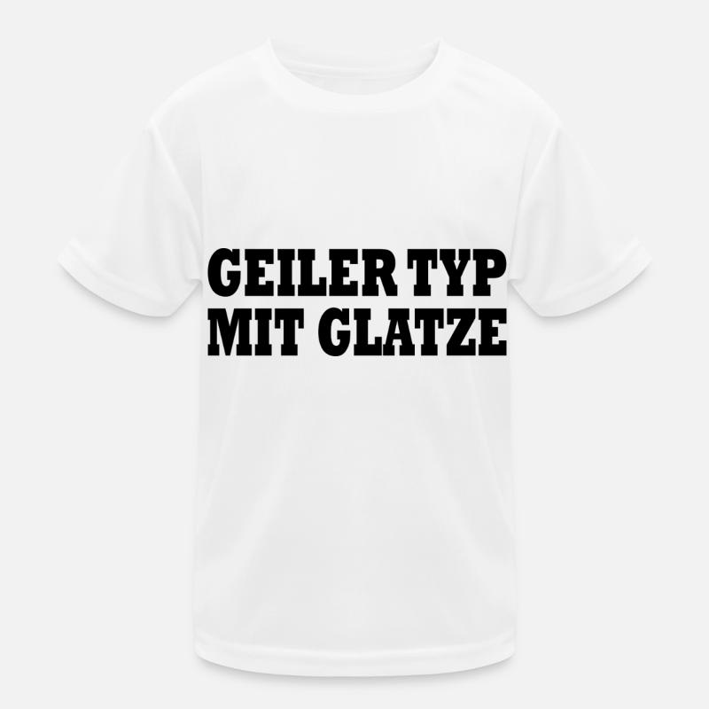 geiler typ mit glatze Kinder Funktions-T-Shirt