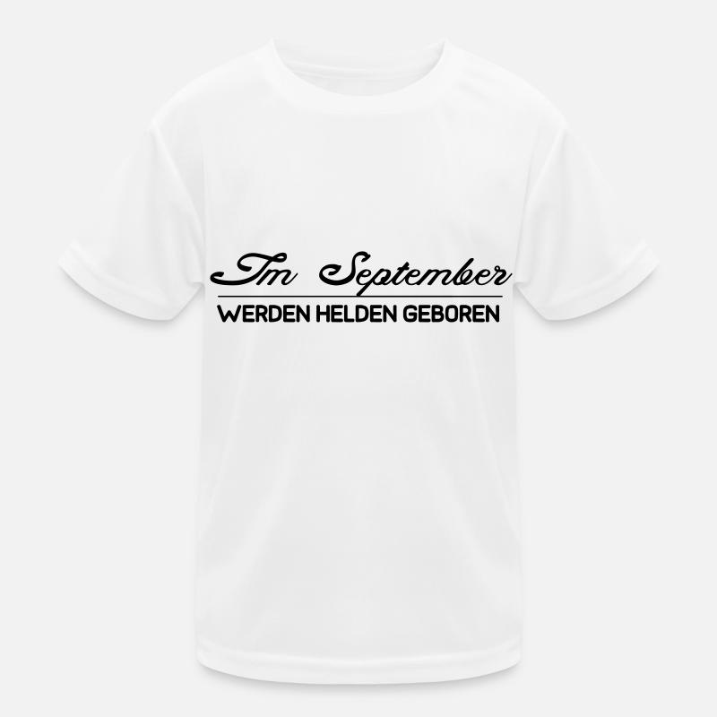 September Helden Kinder Funktions-T-Shirt