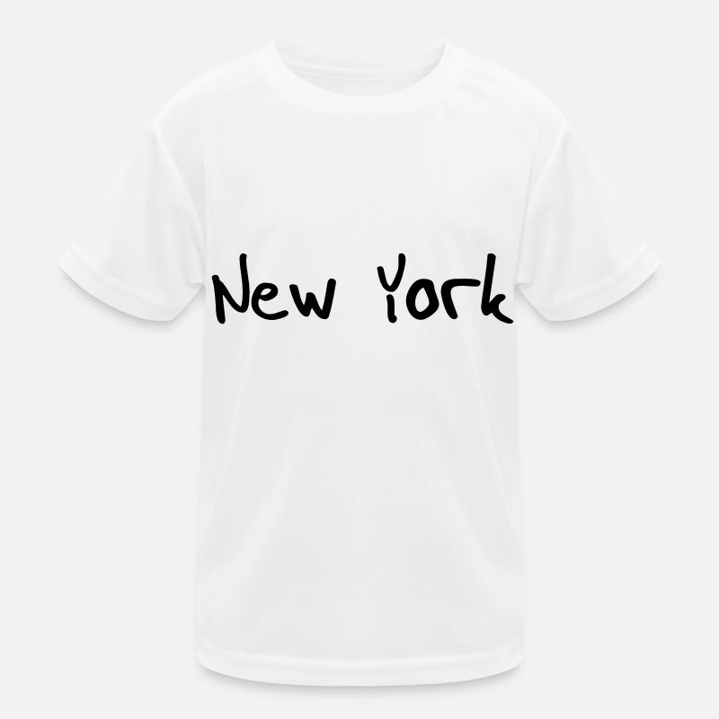 new york Kinder Funktions-T-Shirt