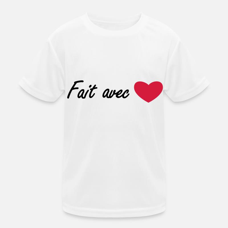 fait avec amour T-shirt sport Enfant