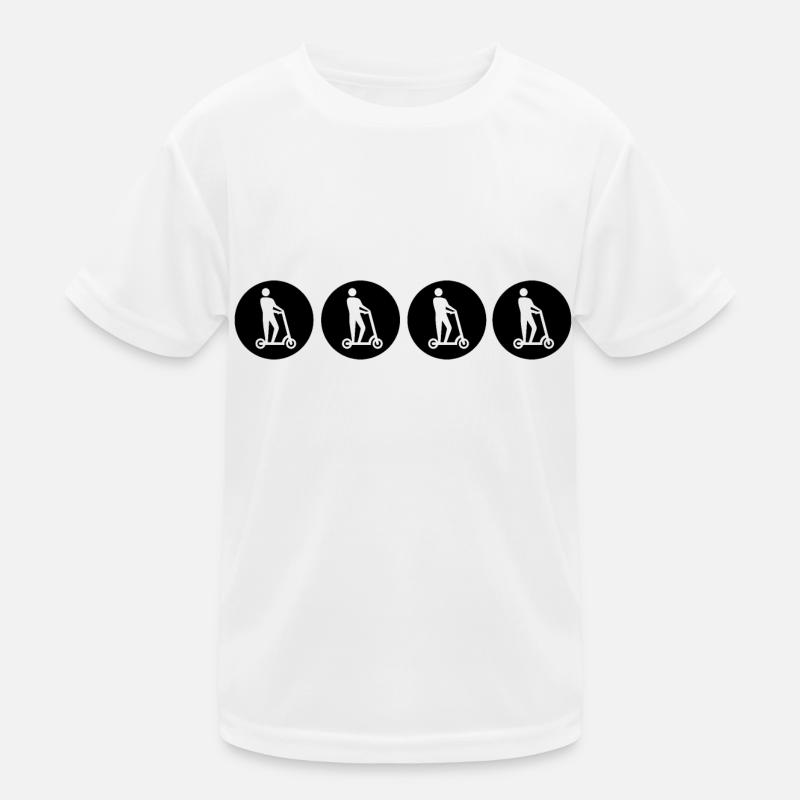 E-Scooter E-Roller Scooter T-shirt sport Enfant