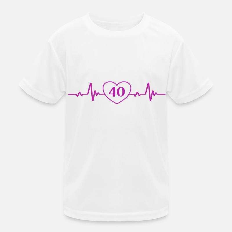 40. Geburtstag vierzig 40 Geburtstagsparty. Kinder Funktions-T-Shirt