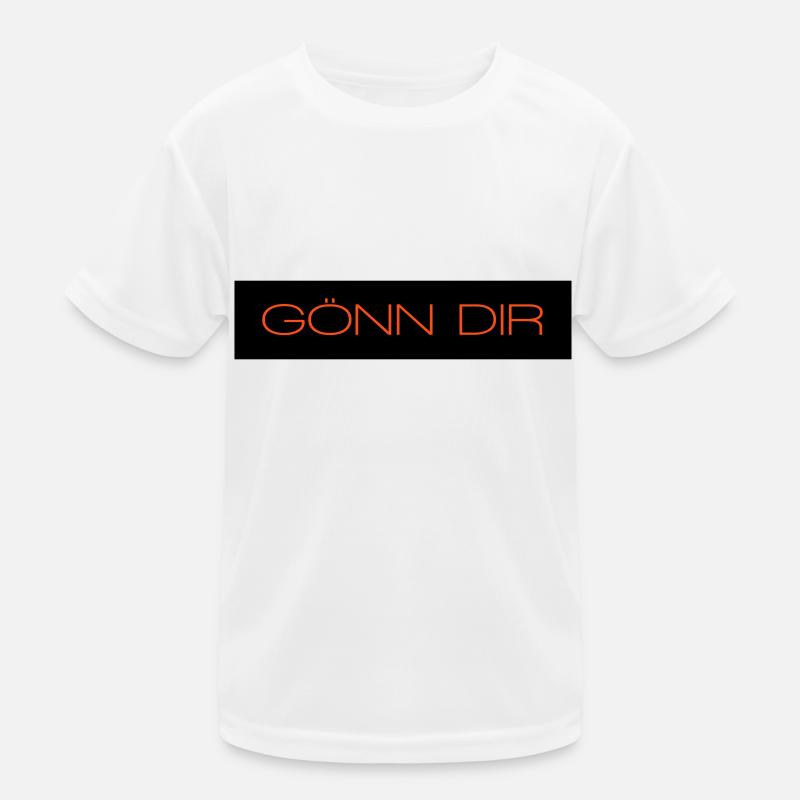Goenn dir - 2 Farben Kinder Funktions-T-Shirt