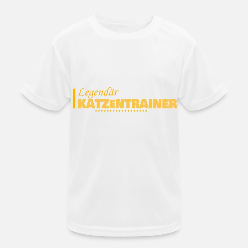 Beruf Katzentrainer Kinder Funktions-T-Shirt