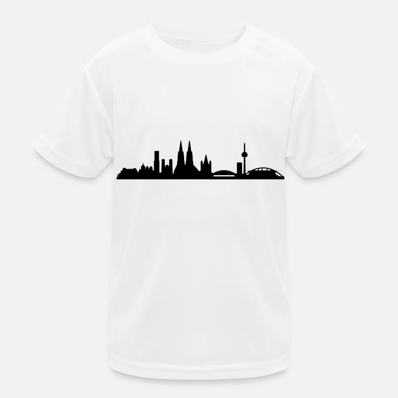 Skyline - Köln Kinder Funktions-T-Shirt