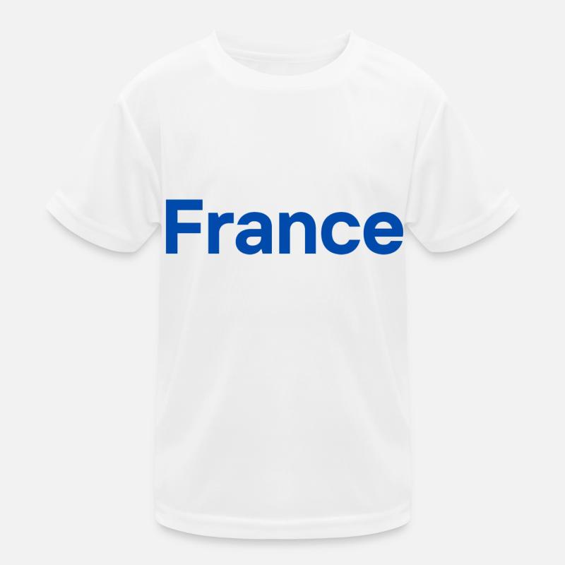 Frankreich Kinder Funktions-T-Shirt