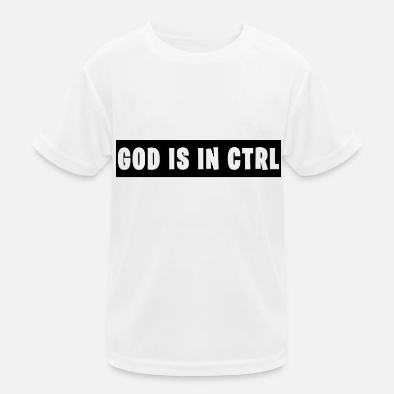 DIEU est dans CTRL T-shirt sport Enfant