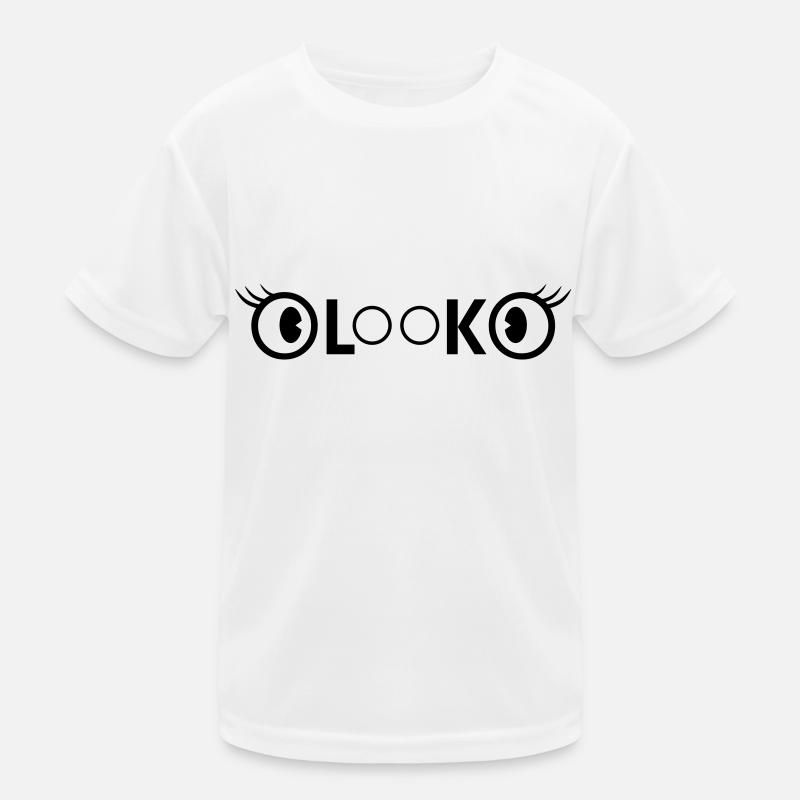 Look Logo 2 Kinder Funktions-T-Shirt