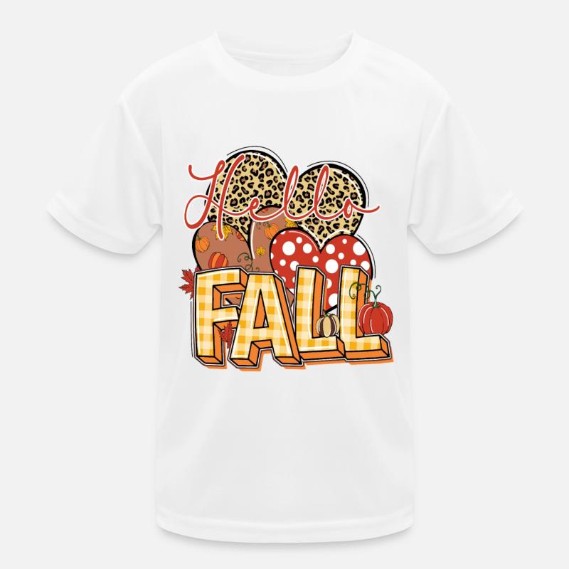 Hallo Herbst, Happy Fall y'all Kinder Funktions-T-Shirt