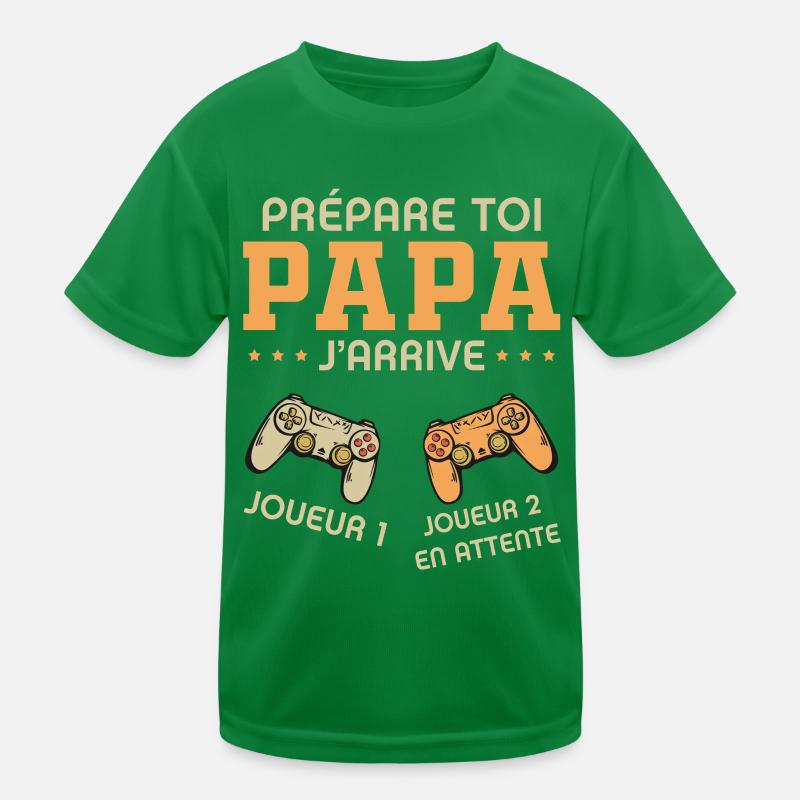 Get ready daddy I'm coming pregnancy announcement dad Kids Functional T-Shirt