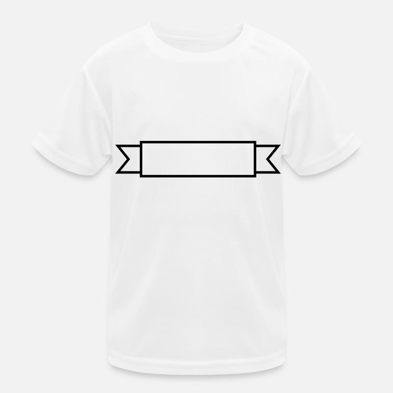 Rahmen Banner Feld Kinder Funktions-T-Shirt