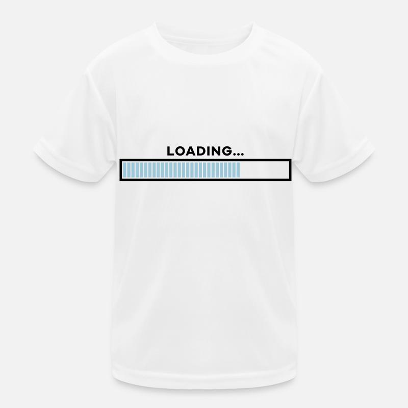 Loading Balken personalisierbar Kinder Funktions-T-Shirt
