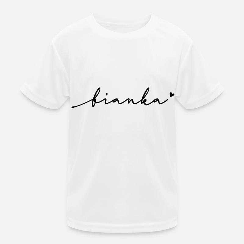 Bianka Cursive Name Kids Functional T-Shirt