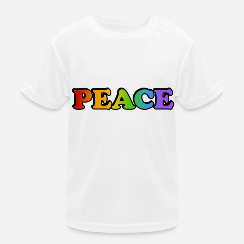 Peace rainbow Kids Functional T-Shirt