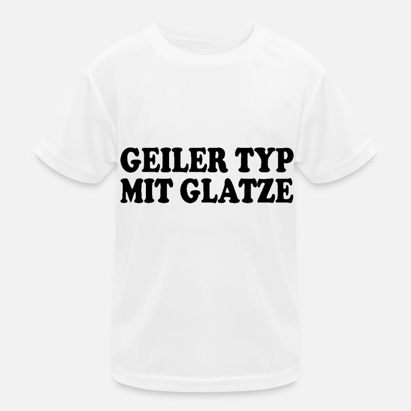 guy with bald head Kids Functional T-Shirt