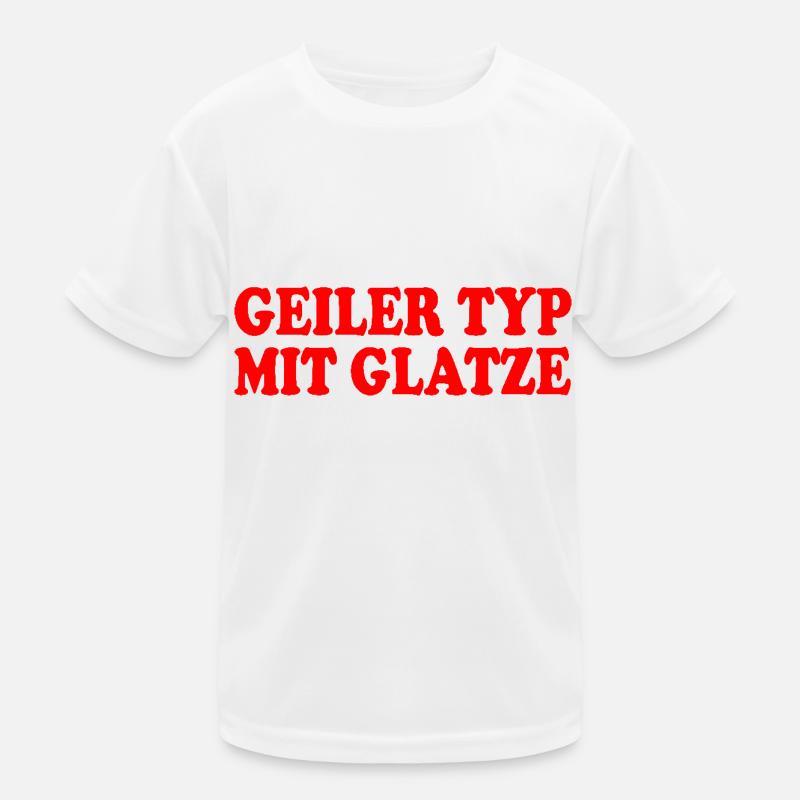 geiler typ mit glatze Kinder Funktions-T-Shirt