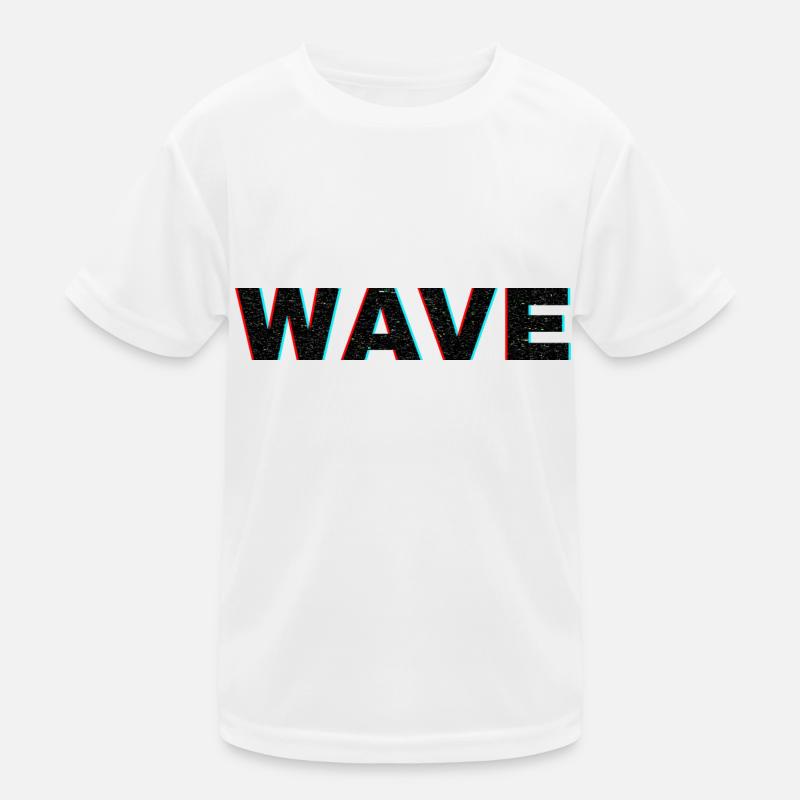 wave Kinder Funktions-T-Shirt