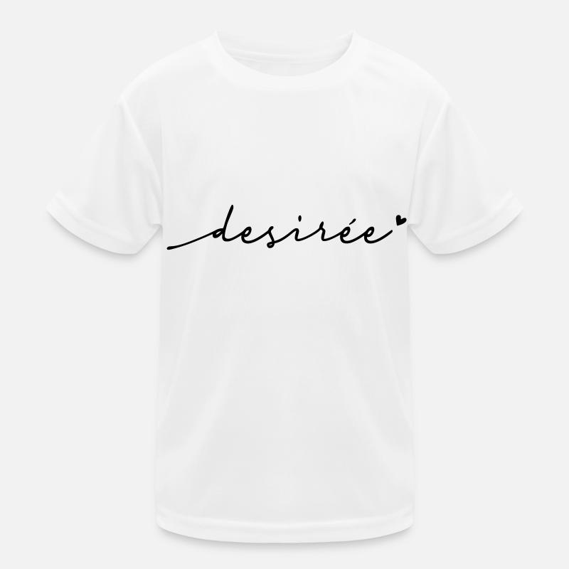 Desirée Cursive Name Kids Functional T-Shirt