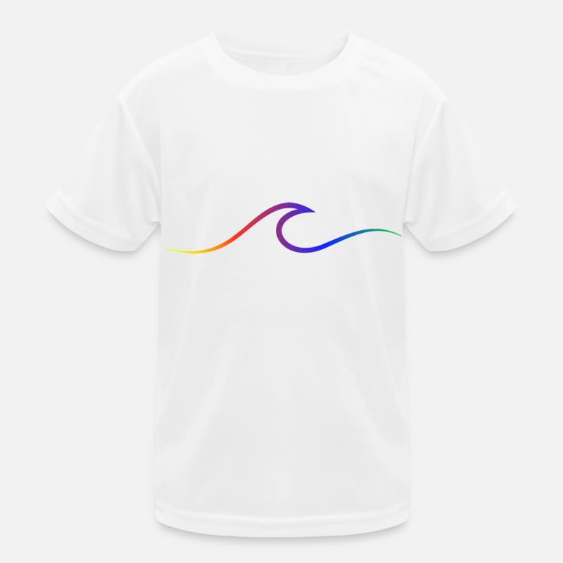 Vague vague Surf Eau Rat Surfer T-shirt sport Enfant