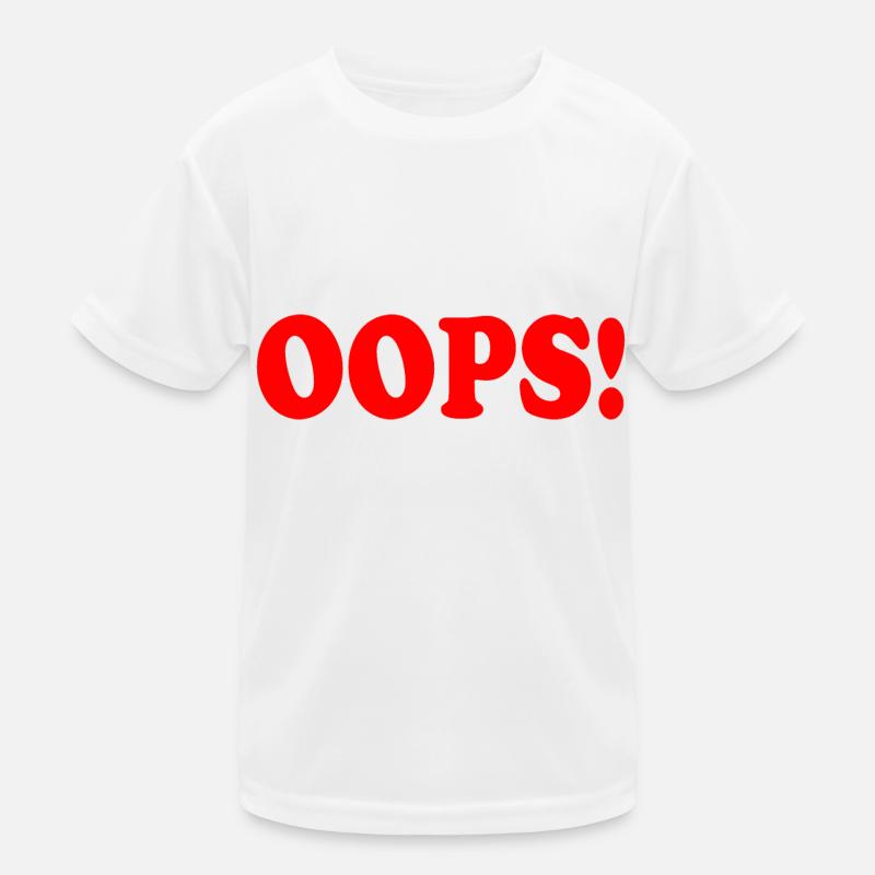 Oops Kinder Funktions-T-Shirt