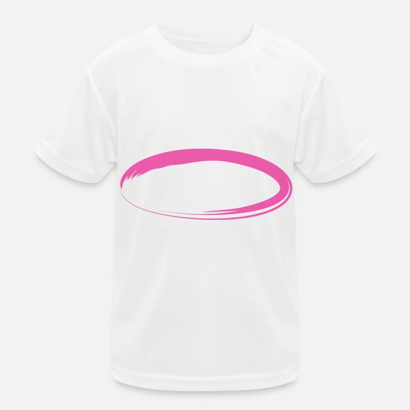 Oval Circle Kids Functional T-Shirt