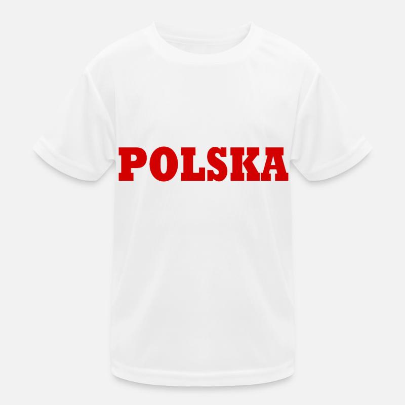 DRAPEAU POLOGNE POLOGNE T-shirt sport Enfant