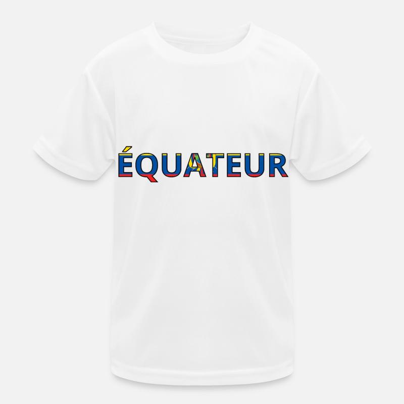 Flagge von Ecuador Kinder Funktions-T-Shirt