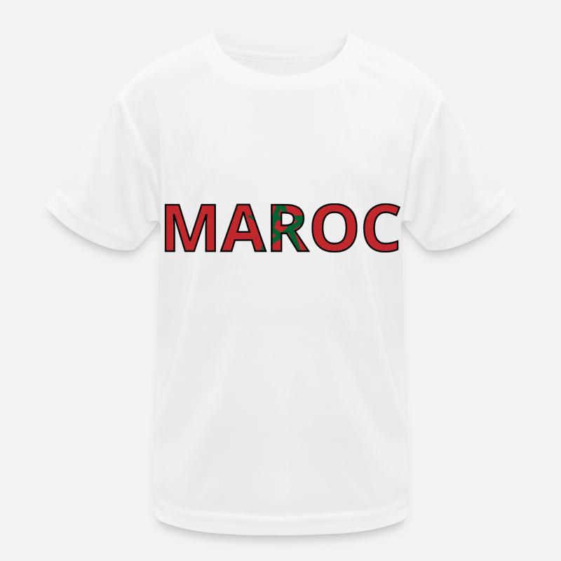 Drapeau Maroc T-shirt sport Enfant