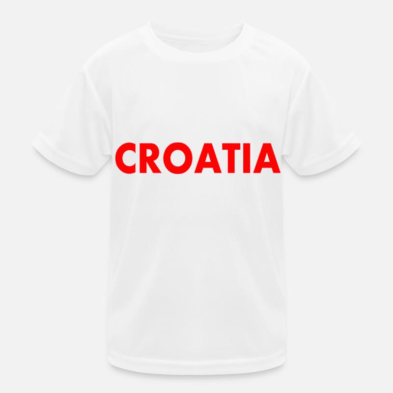 Croatia Kids Functional T-Shirt