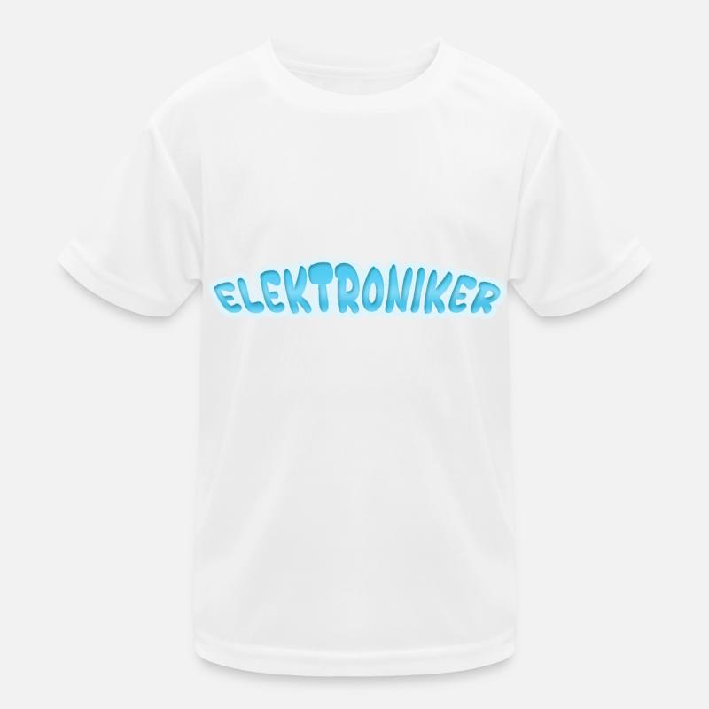 Electronics technician as electronics technician Kids Functional T-Shirt