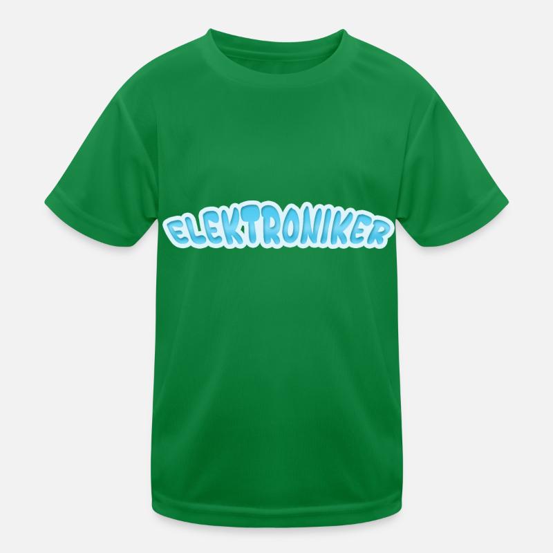 Electronics technician as electronics technician Kids Functional T-Shirt