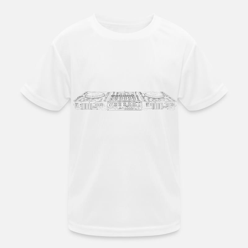 CDJ 1000 DJ-Setup Kinder Funktions-T-Shirt