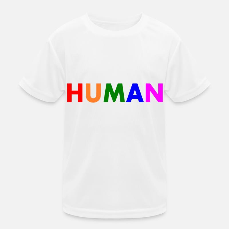 Human Kinder Funktions-T-Shirt